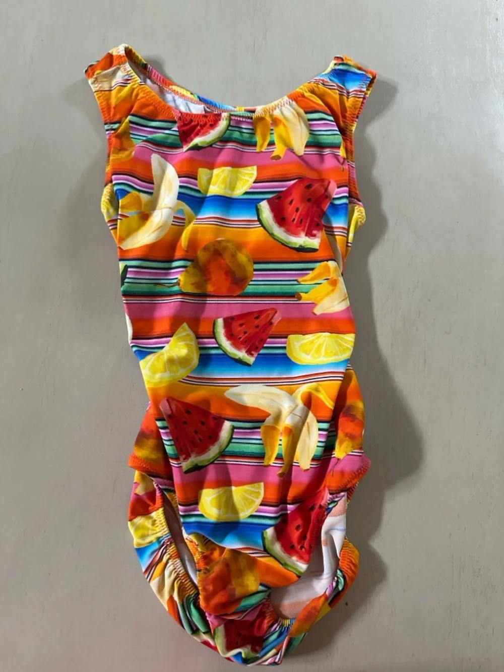 Foxy’s Leotard Fruit Gymnastics Leo - size 12
